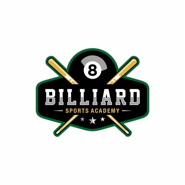 Billiard logo design template