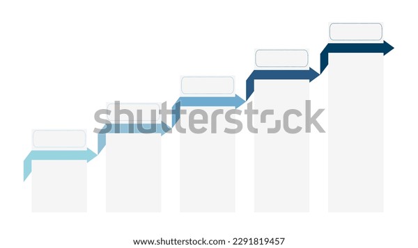 Blank Company Process Chart Infographic Template Stock Vector (Royalty ...