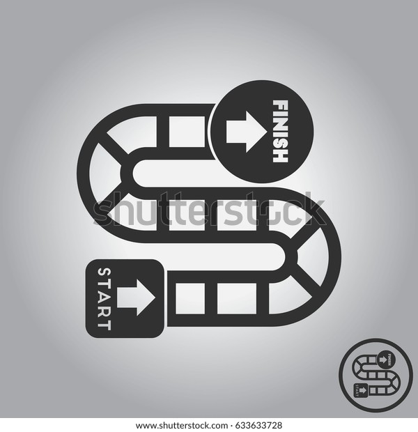 Board Game Path Map Table Game Stock Vector (Royalty Free) 633633728 Shutterstock