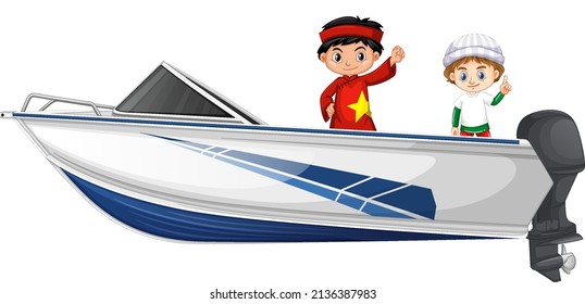 Speed Boat Stock Illustrations – 33,845 Speed Boat Stock