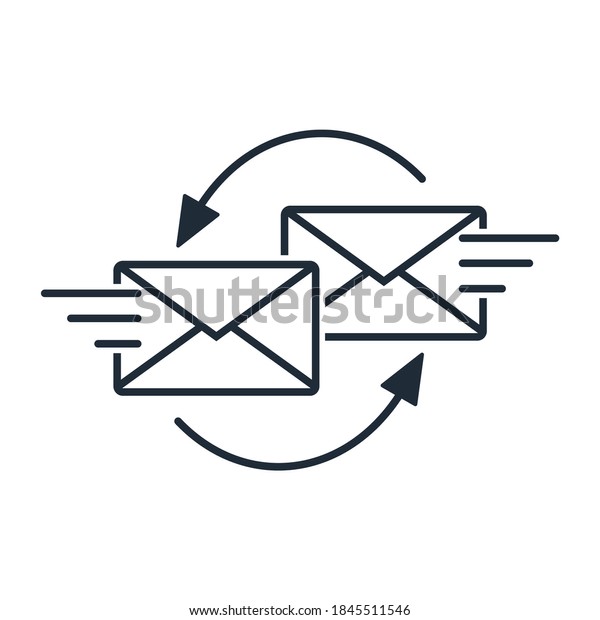 Business Correspondence Servis Remote Access Vector Stock Vector