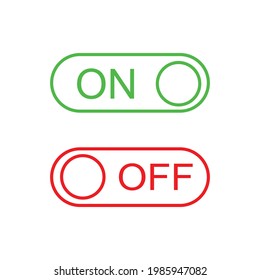On Off Vector Icon Switch Symbol Stock Vector (Royalty Free) 2252431415 ...