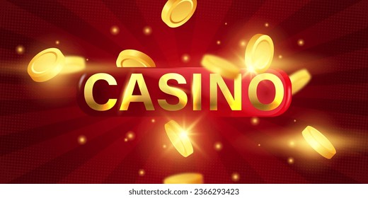 Casino Background Vector Illustration Gambling Poster: стоковая векторная  графика (без лицензионных платежей), 2366293423 | Shutterstock