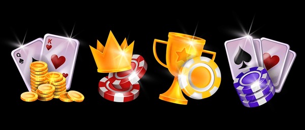 Premium Vector Casino online, luxury gambling game with playing cards