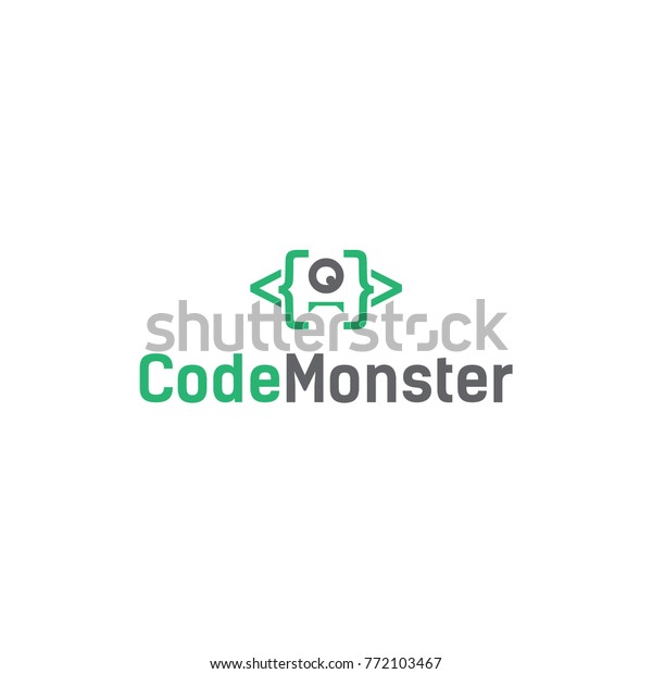 Code Monster Logo Stock Vector (Royalty Free) 772103467 | Shutterstock