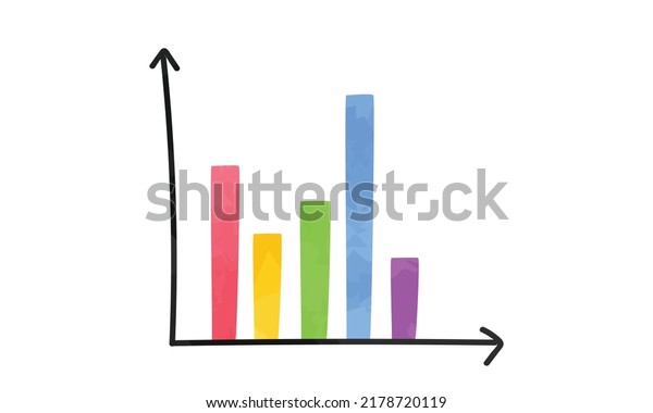 Colorful Column Graph Clipart Simple Column Stock Vector (Royalty Free ...