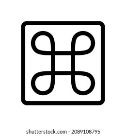 Command Button Icon Control Vector Command Stock Vector (Royalty Free ...