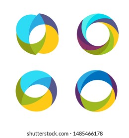 Creative Abstract Colorful Circle Logo Template Stock Vector (Royalty ...