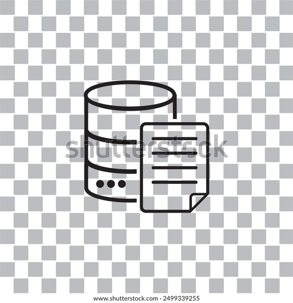 Data Source Icon Technology Icon Stock Vector (Royalty Free) 2499339255 ...