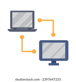 Database Computers Vector Isolated Stock Vector (Royalty Free ...