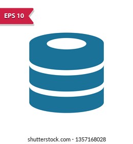 Database Icon Professional Pixelaligned Icon Glyph Stock Vector ...