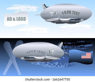 414 Blimp With Flag Images, Stock Photos & Vectors | Shutterstock