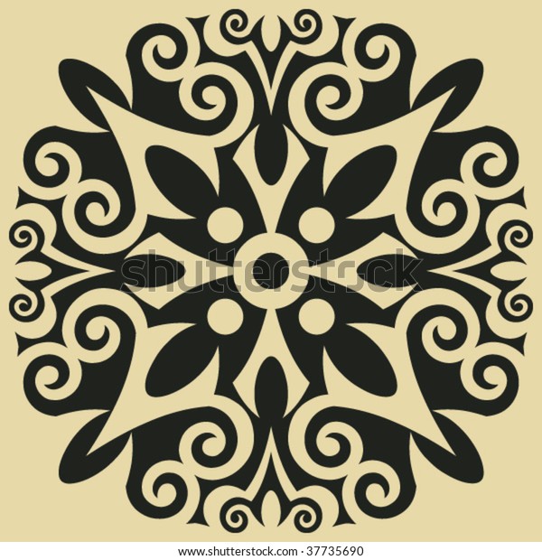 Decorative Vector Pattern Stock Vector (Royalty Free) 37735690 ...