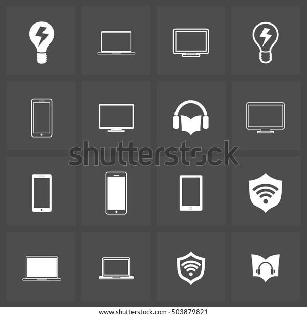 Device Icon Set Design Elements Collection Stock Vector (Royalty Free) 503879821 Shutterstock