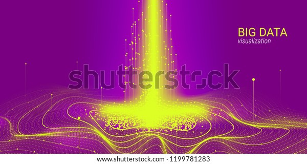 Digital Big Data Stream Analysis Binary Stock Vector (Royalty Free ...