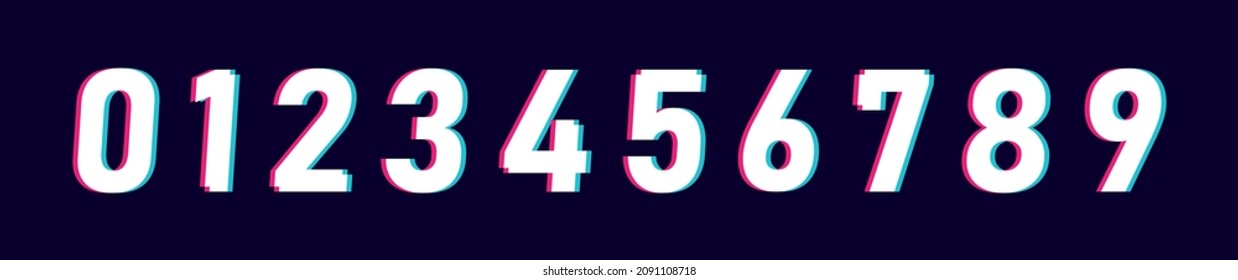 7+ Thousand Glitch Numbers Royalty-Free Images, Stock Photos & Pictures ...