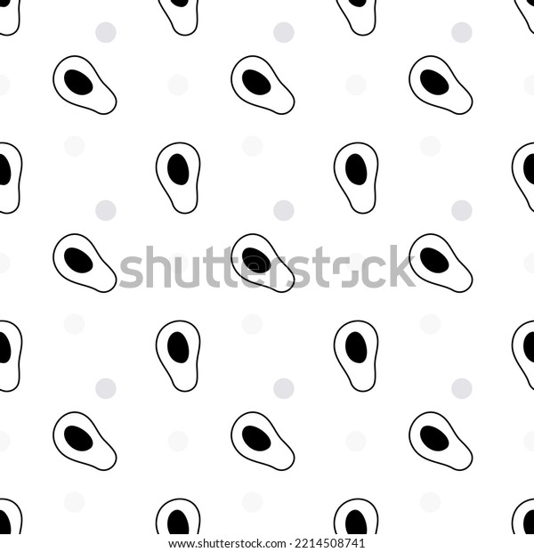 Doodle Black White Outline Transparent Background Stock Vector (Royalty