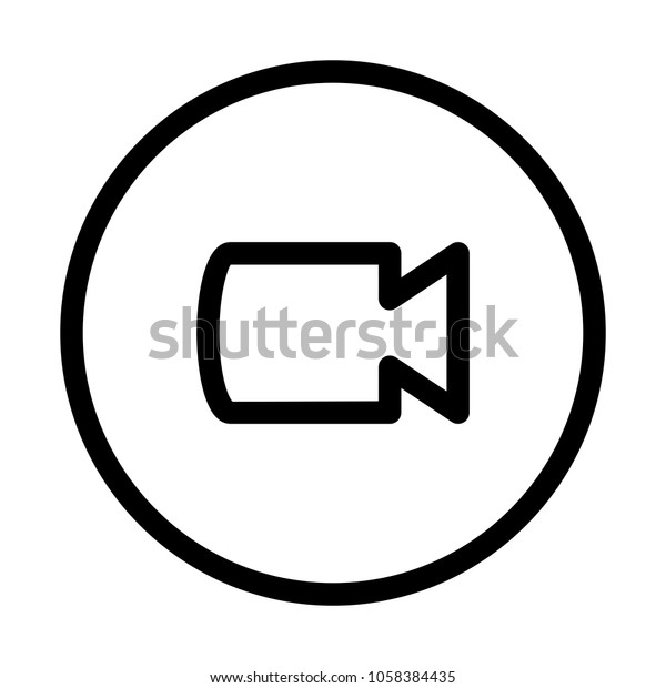 Enable Camera Button Stock Vector (Royalty Free) 1058384435 Shutterstock