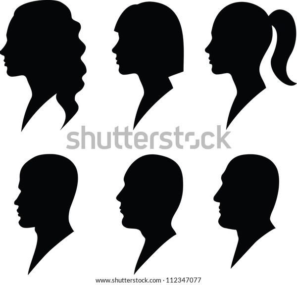 22,533 Man Woman Side By Side Faces Images, Stock Photos, 3D objects ...