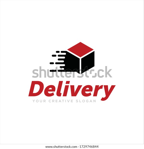 Fast Box Delivery Logo Vector Template Stock Vector (Royalty Free) 1729746844 Shutterstock