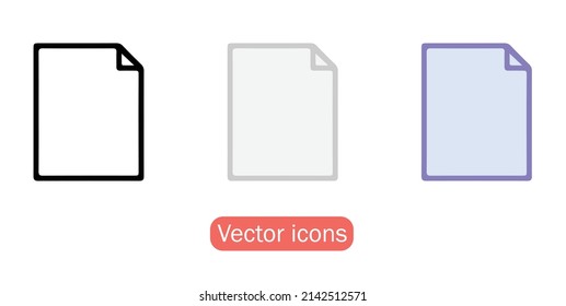 538 White 2 Page Copy Icons Images, Stock Photos, 3D objects, & Vectors ...