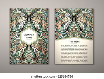 Abstract Greeting Card Design Luxury Vector Stock Vector (Royalty Free ...