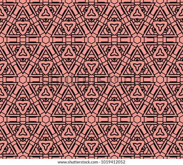 Geometric Line Patterns Vector Illustration Stock Vector (Royalty Free ...