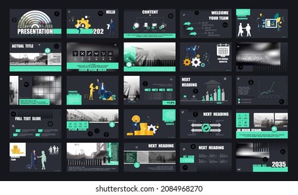 Graphic Design Project Presentation Powerpoint Infographic Stock Vector ...