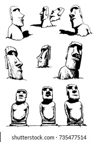 Moai: Over 2,093 Royalty-Free Licensable Stock Vectors & Vector Art
