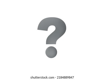 Gray Question Mark Vector Graphics Design Stock Vector (Royalty Free ...