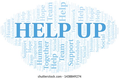 Help Word Cloud Vector Made Text Stock Vector (Royalty Free) 1438849274 ...