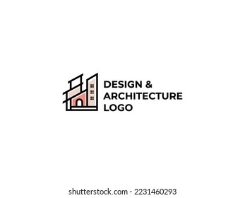Architecture Logo Design Vector Illustration Stock Vector (Royalty Free ...