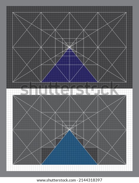 Isolated Golden Ratio Design Fibonacci Sequence Stock Vector (Royalty ...