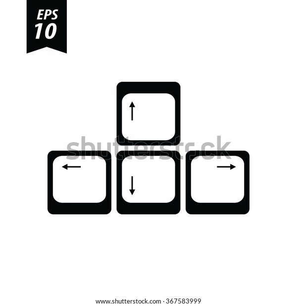 Keyboard Icon Keyboard Icon Vector Stock Vector (Royalty Free