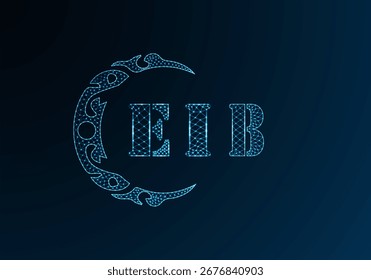 Low Poly Letter Logo Eib Design Stock Vector (Royalty Free) 2676840903 |  Shutterstock
