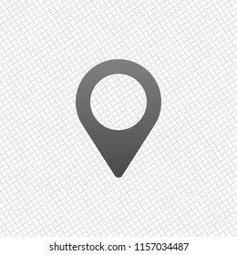 Map Label Icon On Grid Background Stock Vector (Royalty Free ...