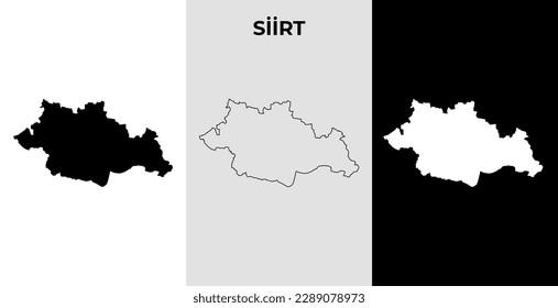 Map Mus Turkey Region Outline Silhouette Stock Vector Royalty Free 