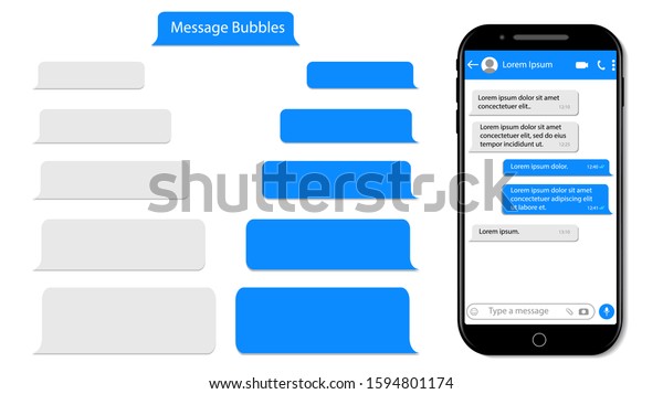 265 509 Blank Text Message Template Images Stock Photos Vectors