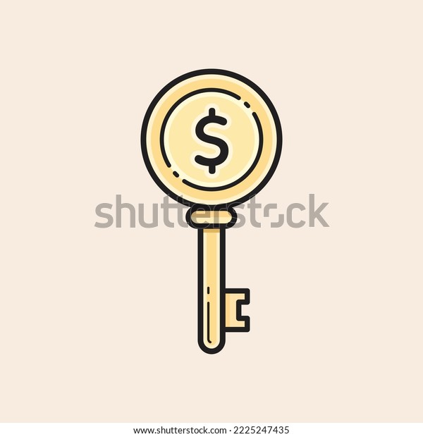 Model Canvas Key Resources Filled Icon Stock Vector (Royalty Free