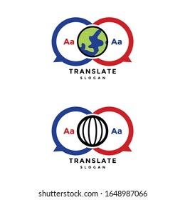Modern Translate Language Service Logo Icon Stock Vector (Royalty Free ...