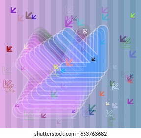 Navigation Pattern Template: vector de stock (libre de regalías ...