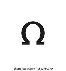 Omega Symbol Vector Omega Physics Symbol Stock Vector (Royalty Free ...