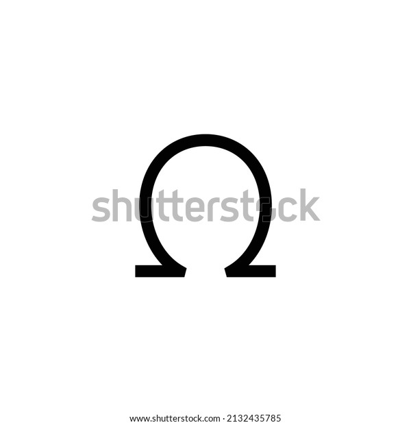 Omega Symbol Vector Omega Physics Symbol Stock Vector (Royalty Free ...