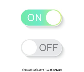 Set Switch On Off Icons On Stock Vector (Royalty Free) 1902428656 ...