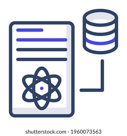 Outline Design Icon Data Science Stock Vector (Royalty Free) 1969984027 ...