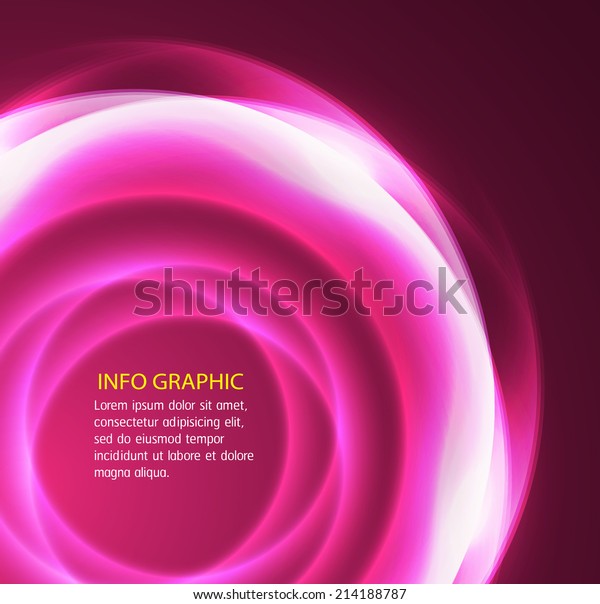 Pink Abstract Light Vector Background Graphic Stock Vector (Royalty