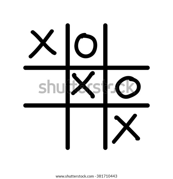 Playing Tic Tac Toe Variations Stock Vector (Royalty Free) 381710443 ...