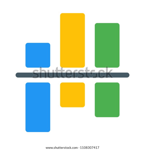 Positive Negative Bar Chart Stock Vector (Royalty Free) 1108307417 ...