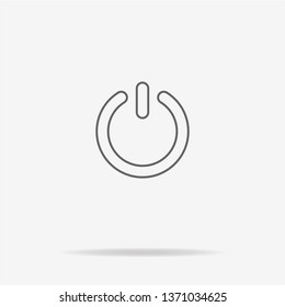 On Off Switch Simple Flat Vector Stock Vector (Royalty Free) 1323092216 ...