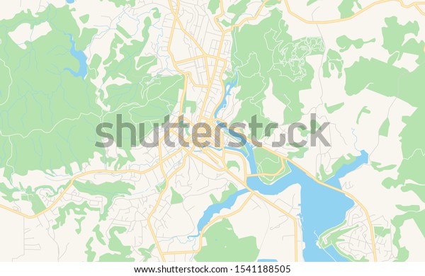 Printable Street Map Whangarei New Zealand Vector De Stock libre De Printable Street Map Whangarei New Zealand Vector De Stock libre De